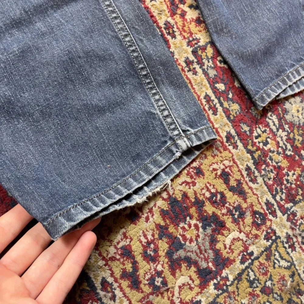 VTG‎ Diesel Waykee Jeans Regular Straight Dark Wash Whisker Denim Men Size 29x30